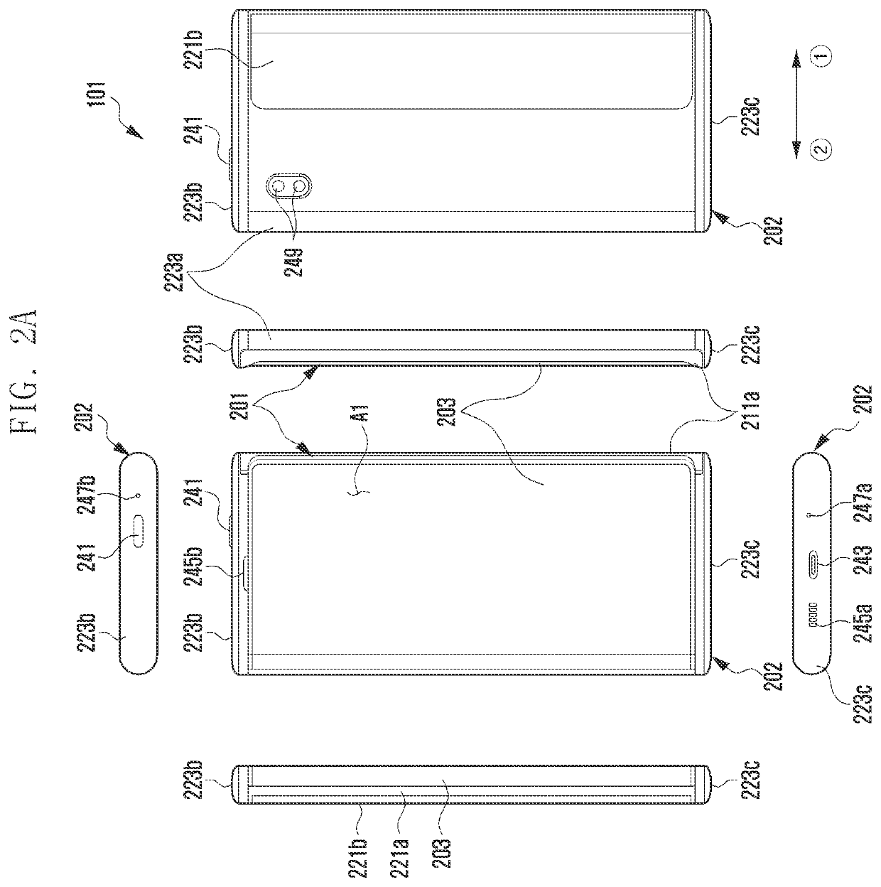 Electronic device including display and method for compensating for display burn-in