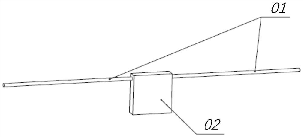 Receiving antenna assembly and magnetic resonance device