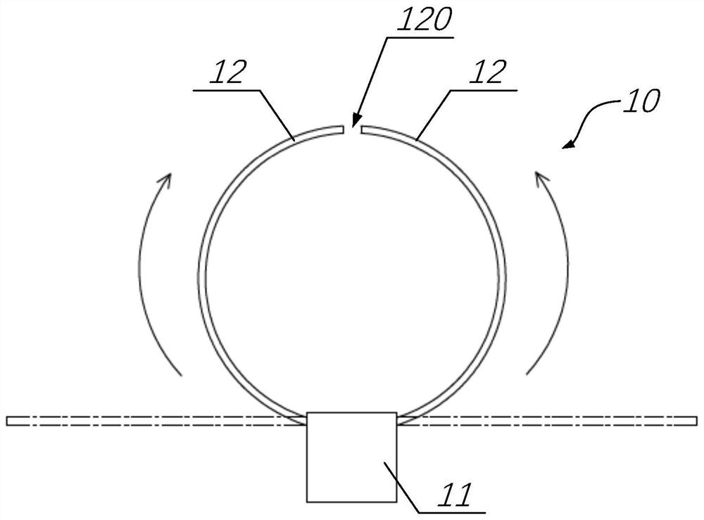 Receiving antenna assembly and magnetic resonance device