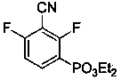 Preparation methods of 3-nitrile-2,4-dihalogeno phenylphosphonic acid and salts thereof
