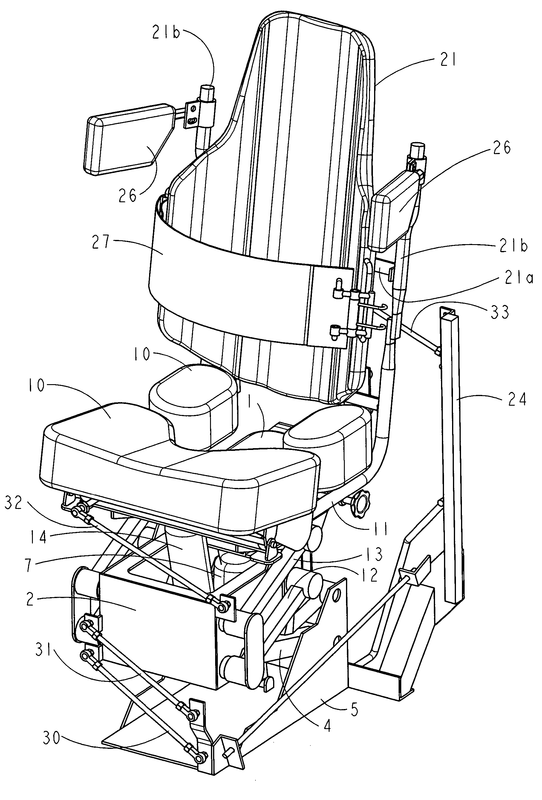 Vehicle seat with dual independently adjustable supports