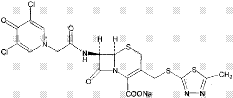 A kind of synthesis technique of cephalosporin anti-infective drug