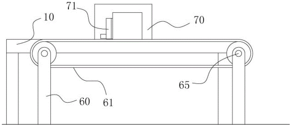 Metal plate conveying and flattening mechanism for electronic accessories