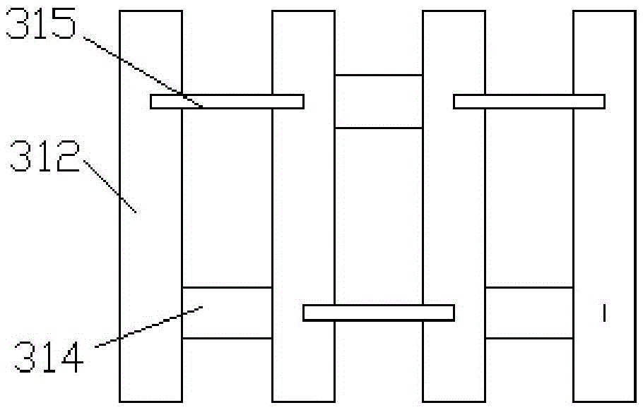 A medium rubber coating device for improving the flame retardant effect of flame retardant coating