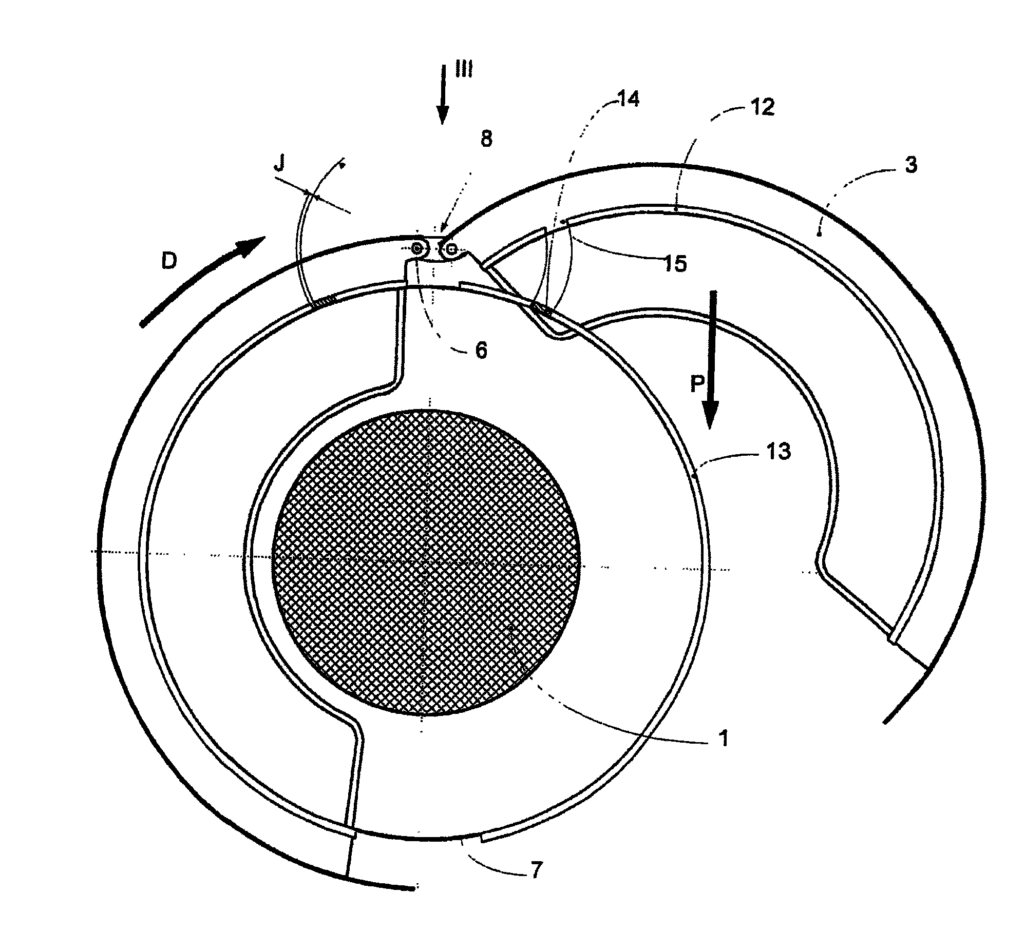 Side-opening jet engine nacelle