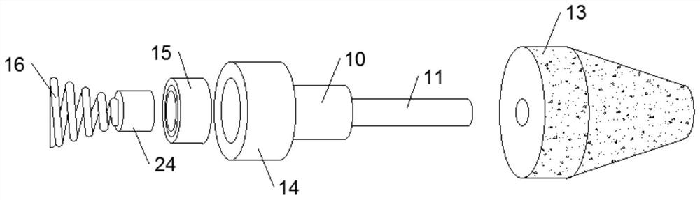 Jig for cleaning high-pressure pipe and using method thereof