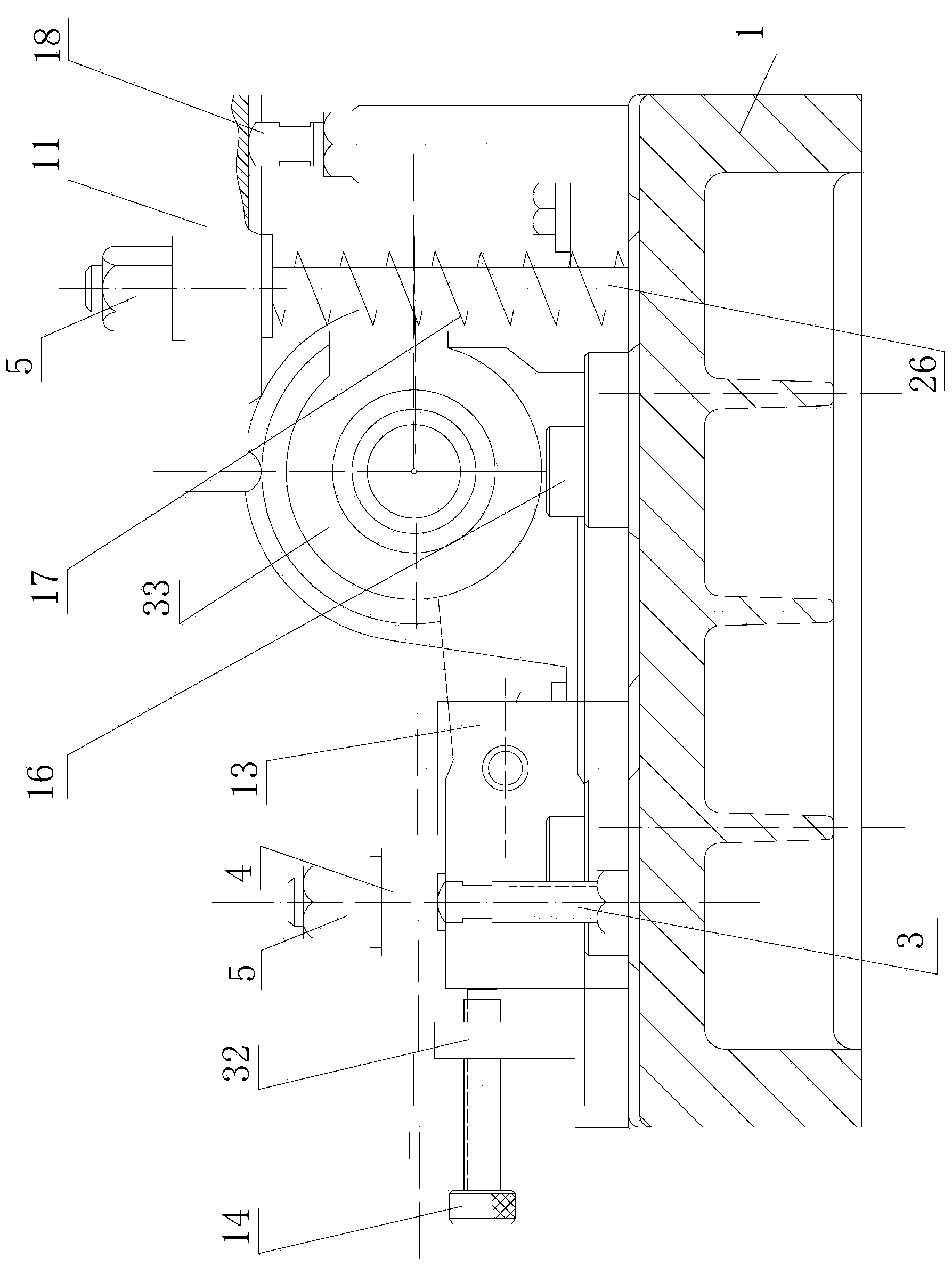 Boring clamp for machining gear milling machine special-shaped oil cylinder and machining method