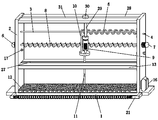 Steel wire intelligent automatic oil dripping device