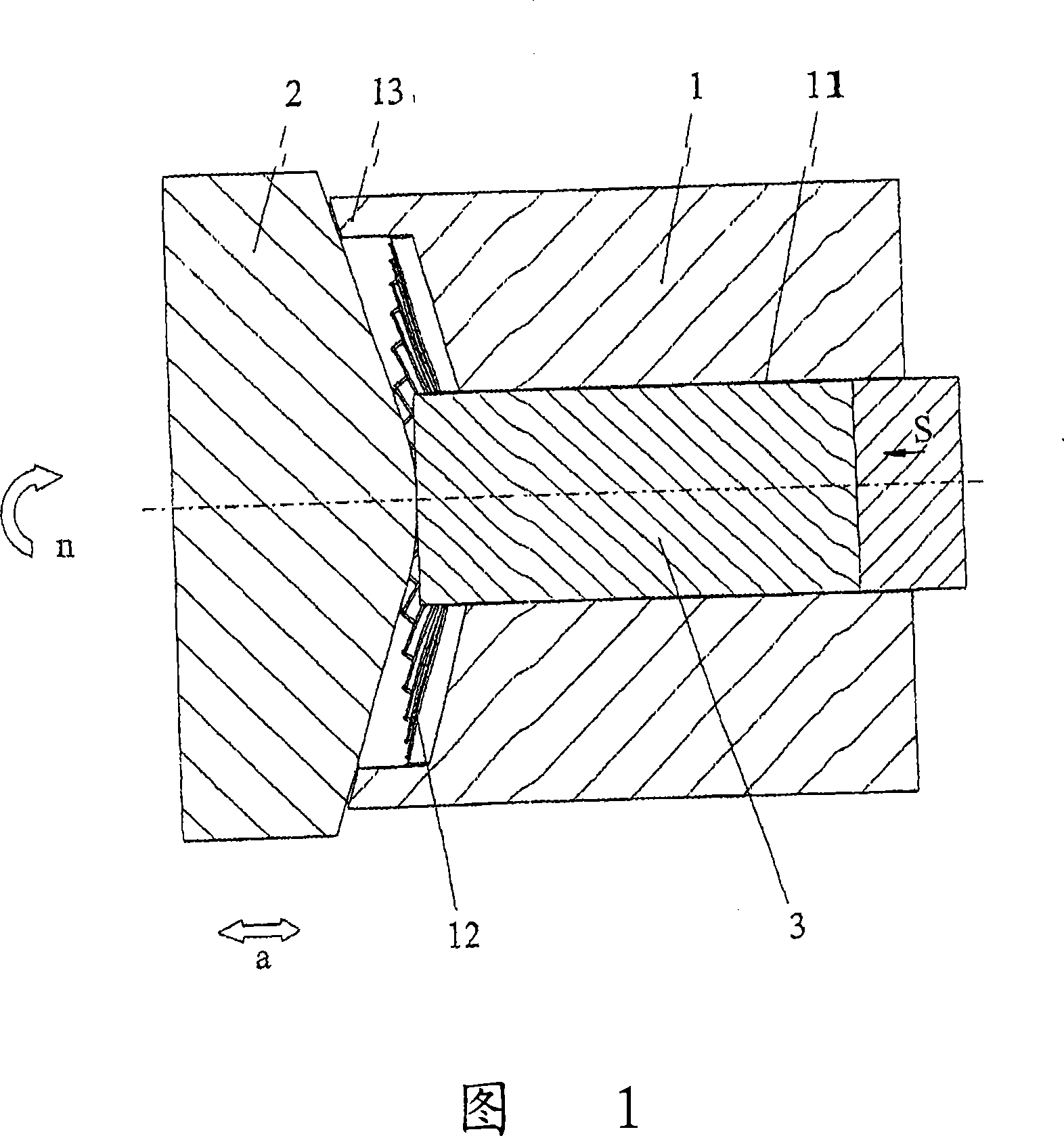 Method for the production of axially symmetrical workpieces with or without a toothed profile