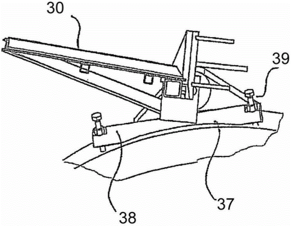 Wind turbine with remote wind measuring device and remote wind measuring device