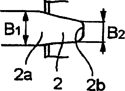 Impact shock absorbing structure of a vehicle