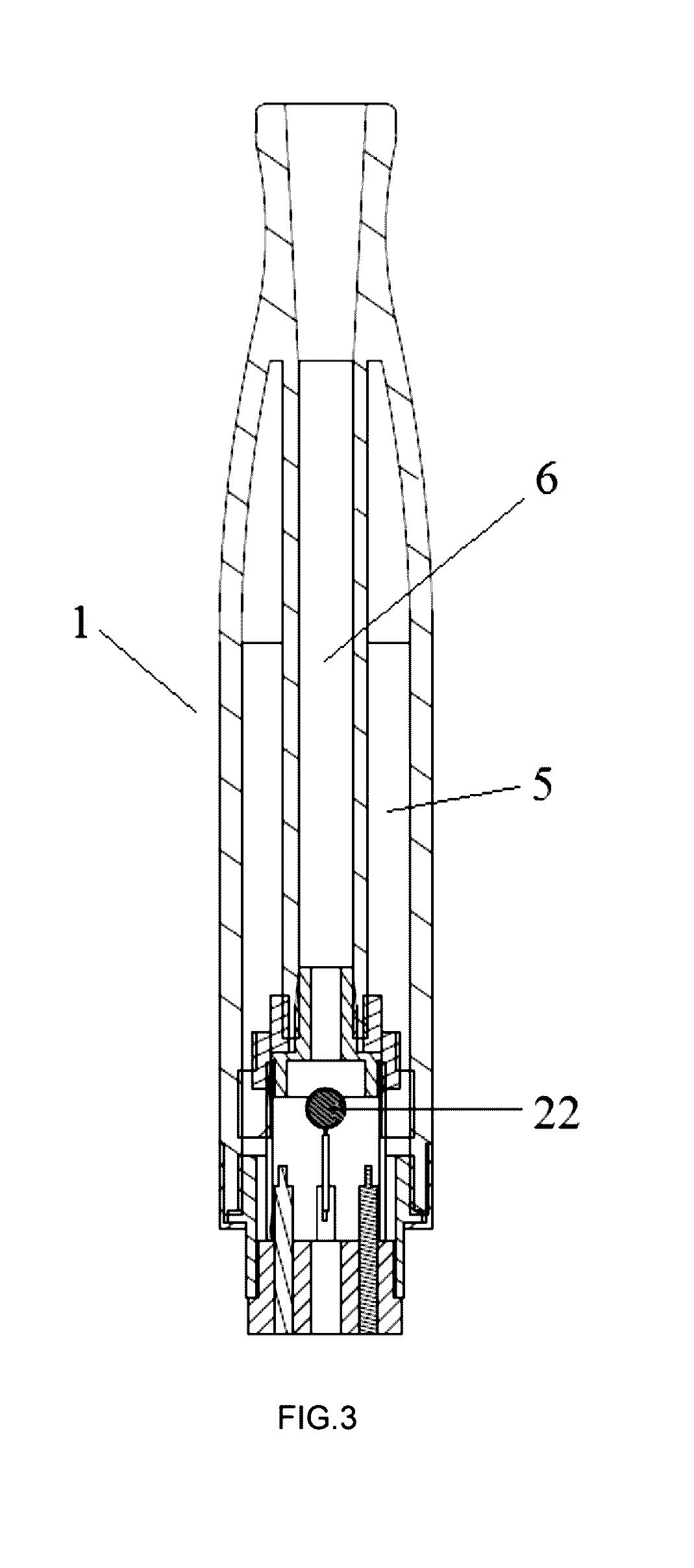 Electronic cigarette and an atomizing device thereof