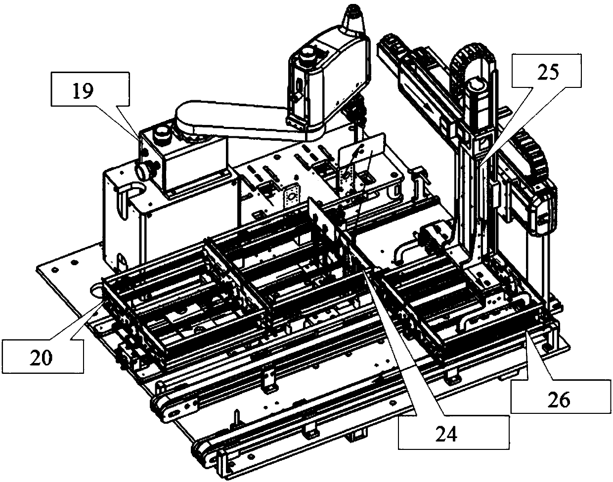 Cleaning frame sheet inserting mechanism and cleaning mechanism