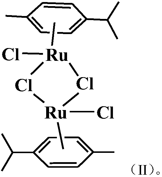 Aryl ruthenium complex with antitumor activity as well as preparation method and application of aryl ruthenium complex