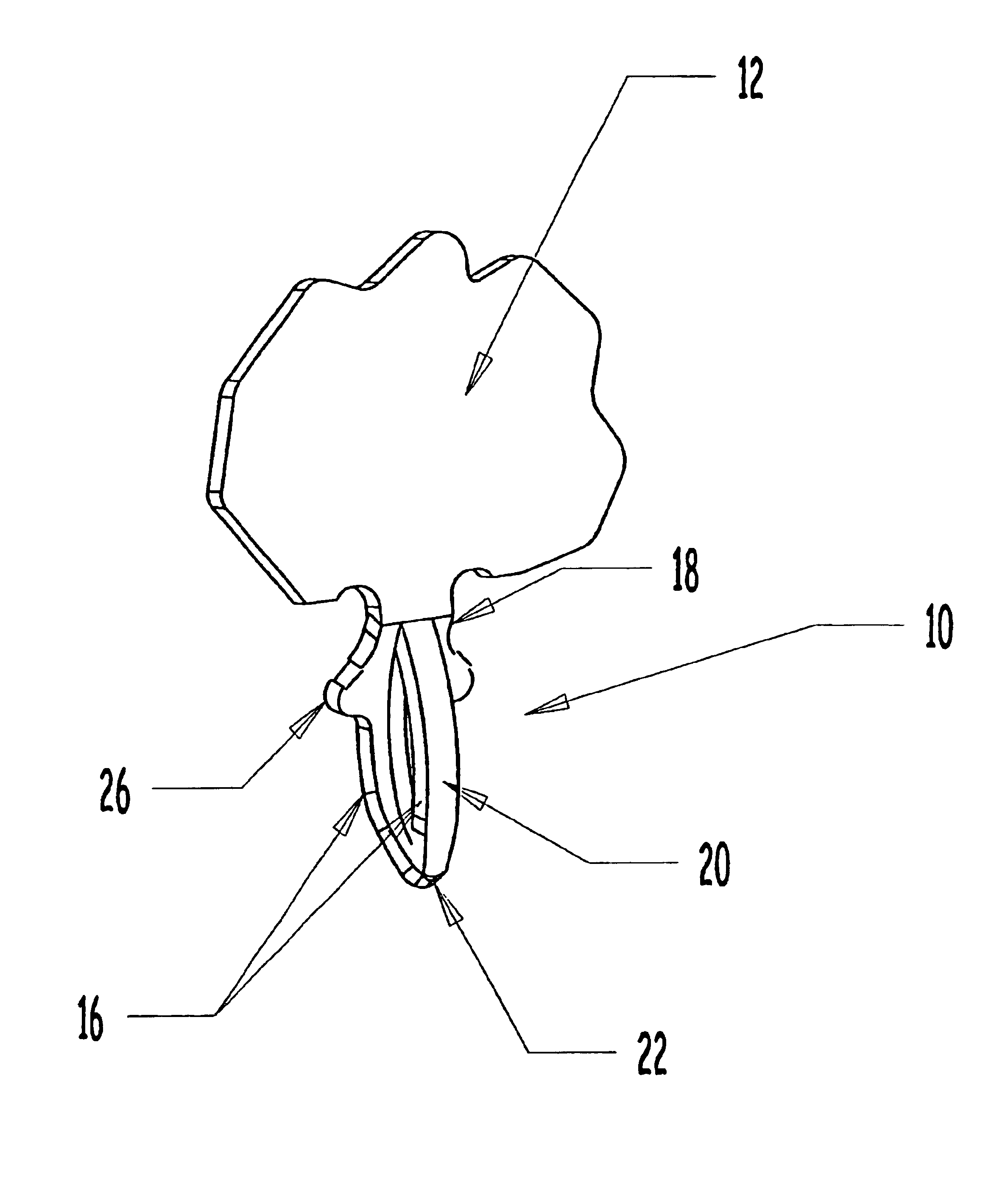 Self-centering press-fit connector pin used to secure components to a receiving element