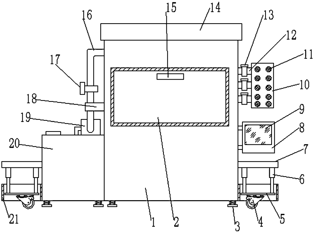 Forestry seedling raising device convenient for temperature adjustment