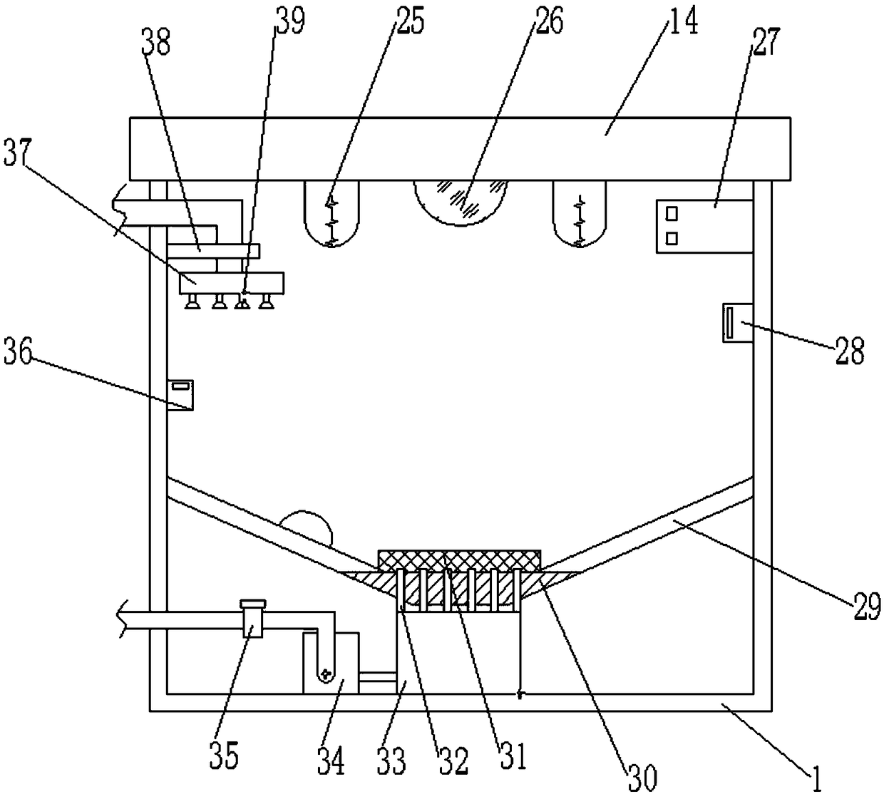 Forestry seedling raising device convenient for temperature adjustment