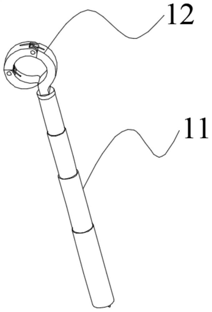 A telescopic mutual inductance current polarity test device