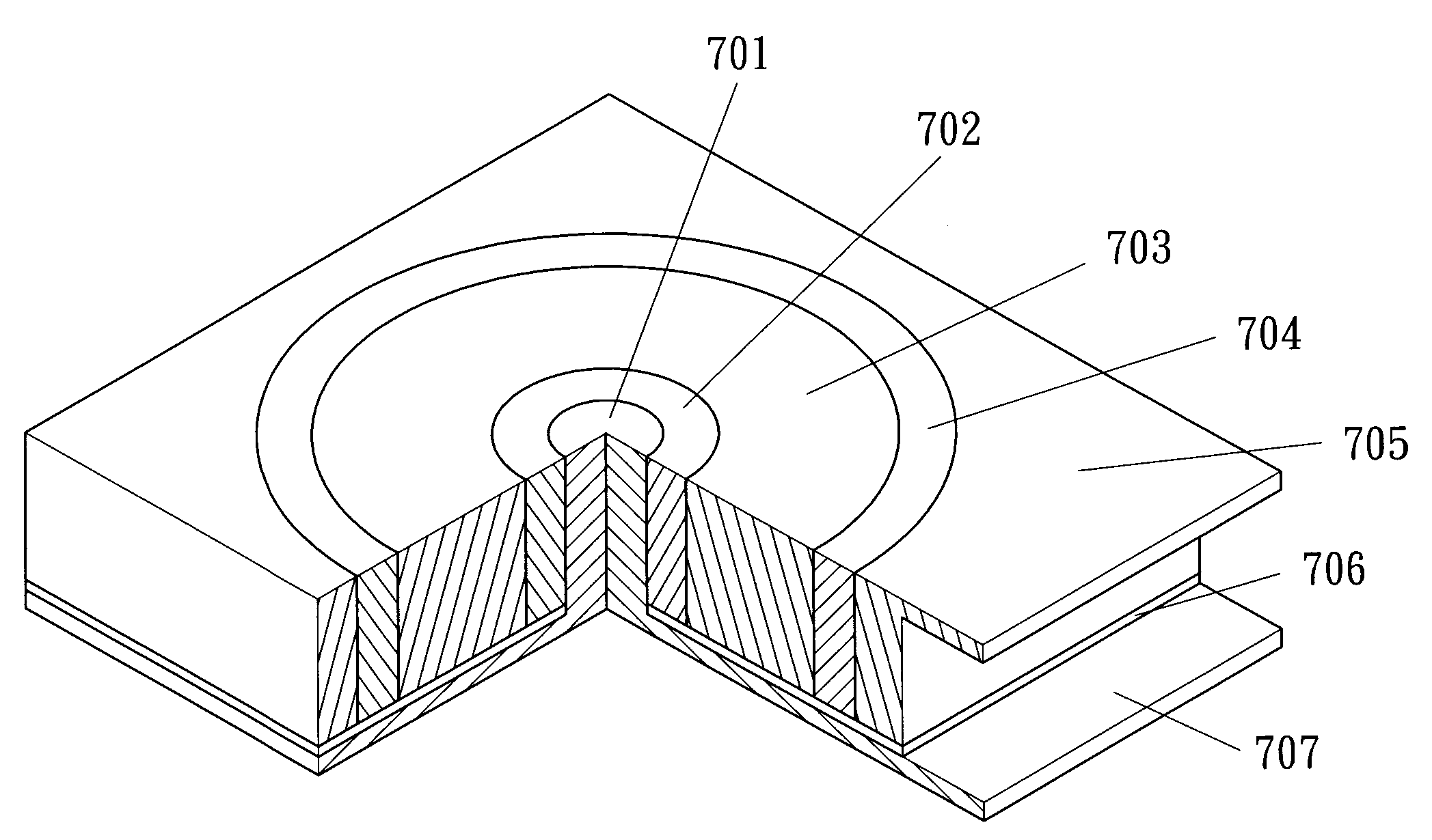 Coaxial Solar Cell Structure and Continuous Fabrication Method of its Linear Structure