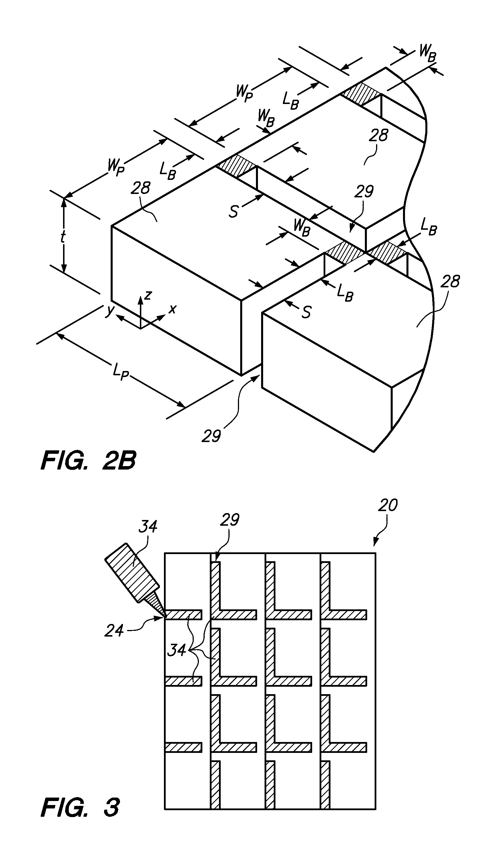 Heatsink with periodically patterned baseplate structure