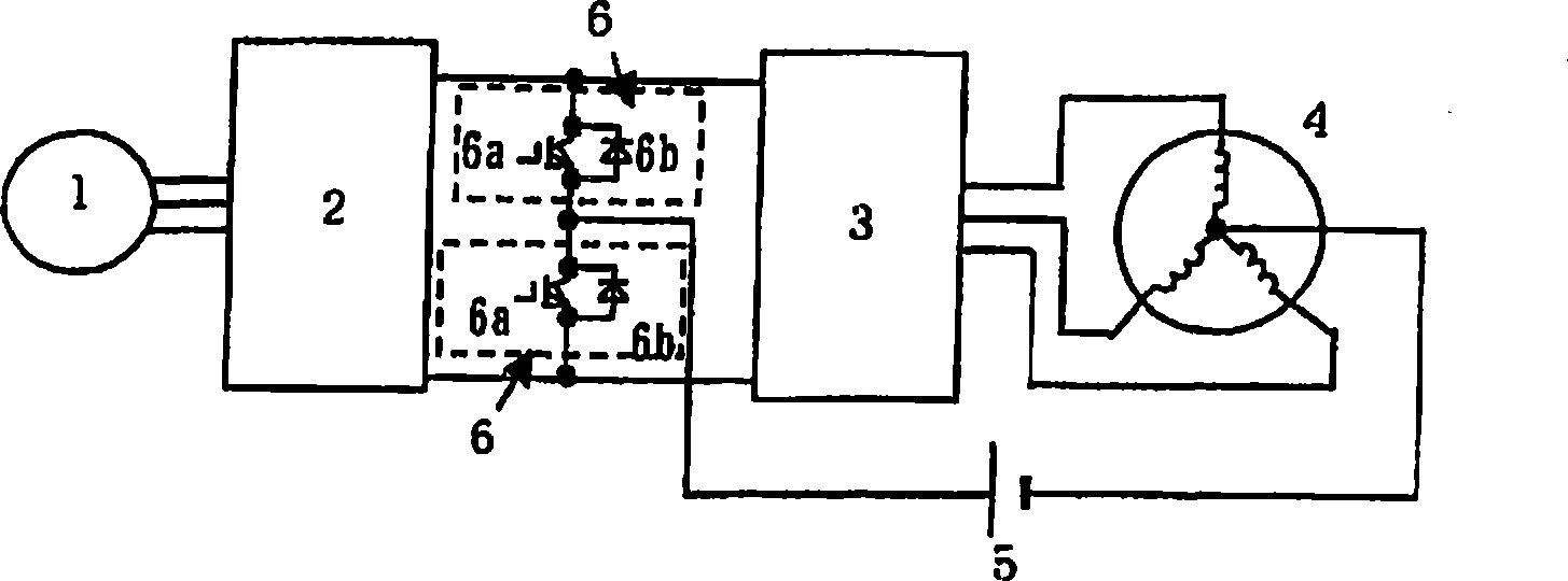 Alternating current motor drive circuit and electric vehicle drive circuit