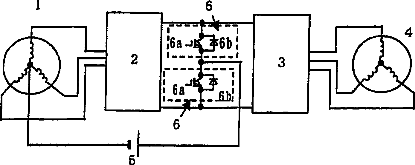 Alternating current motor drive circuit and electric vehicle drive circuit