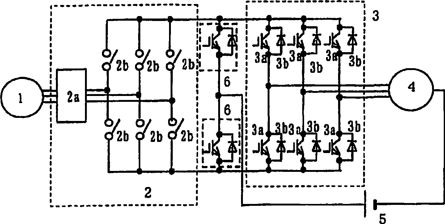 Alternating current motor drive circuit and electric vehicle drive circuit