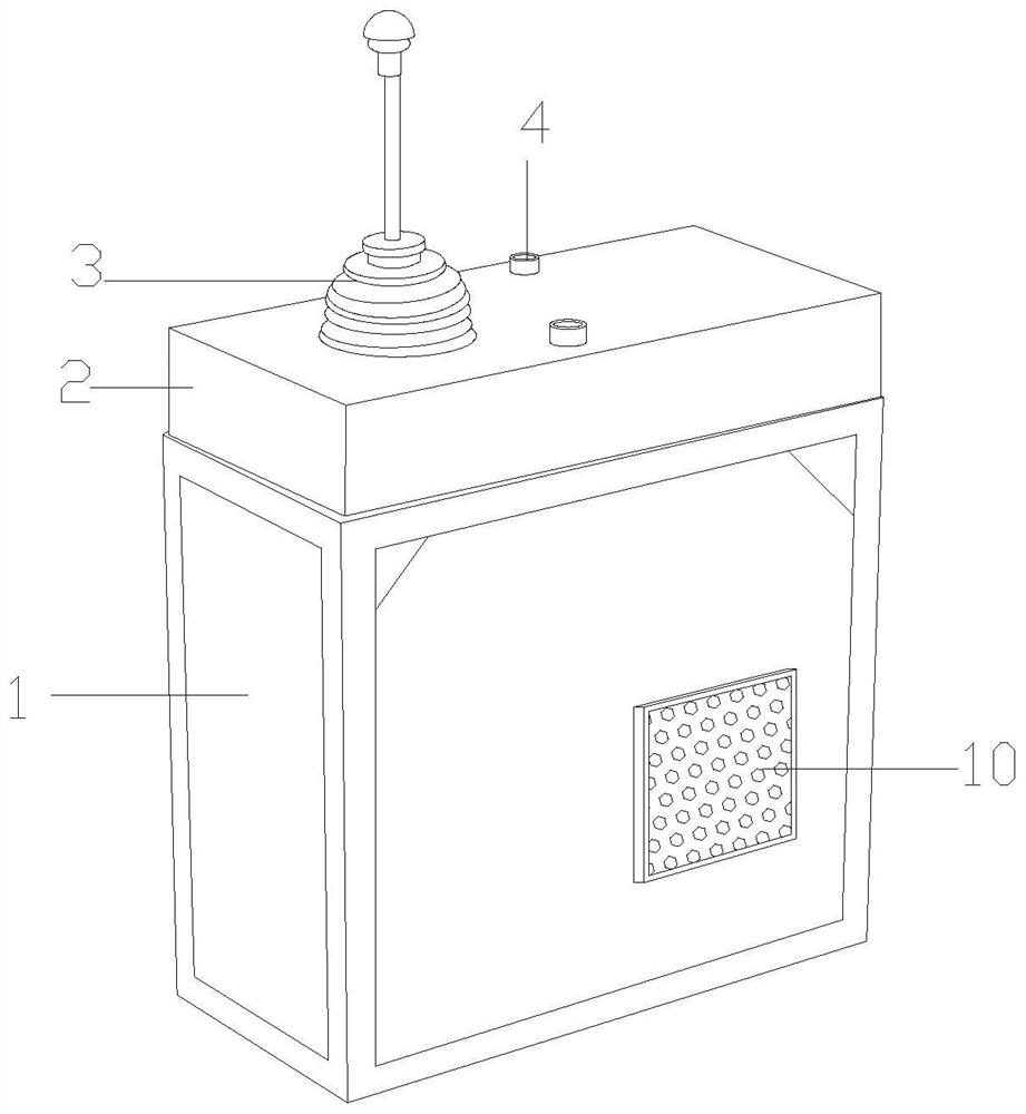 Electrical protection box for lifting equipment