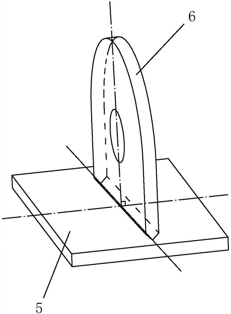 B-type hanging ring assembling and positioning tooling