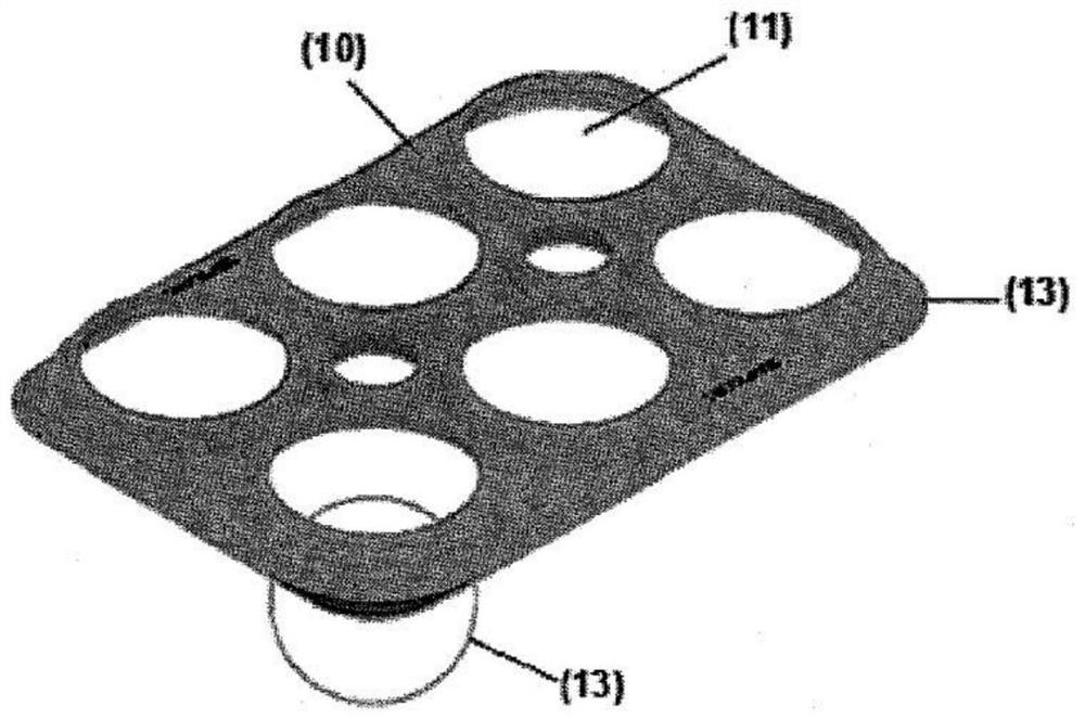 Edible can holder with flap