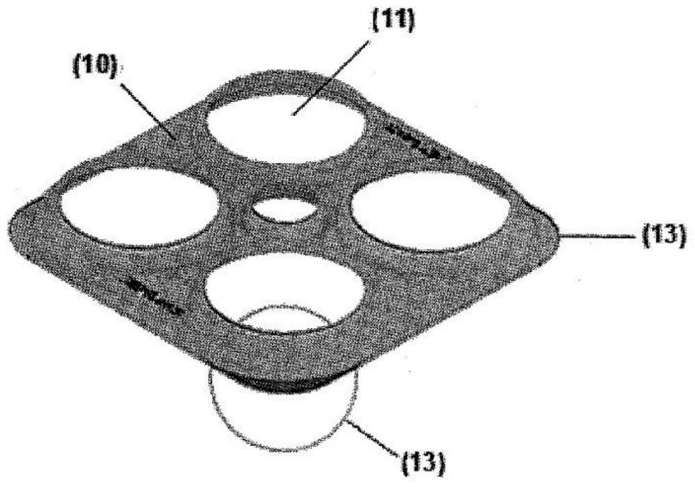 Edible can holder with flap