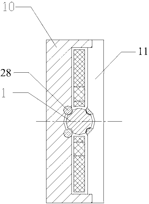 Displacement amplification ultrasonic linear motor and working method thereof