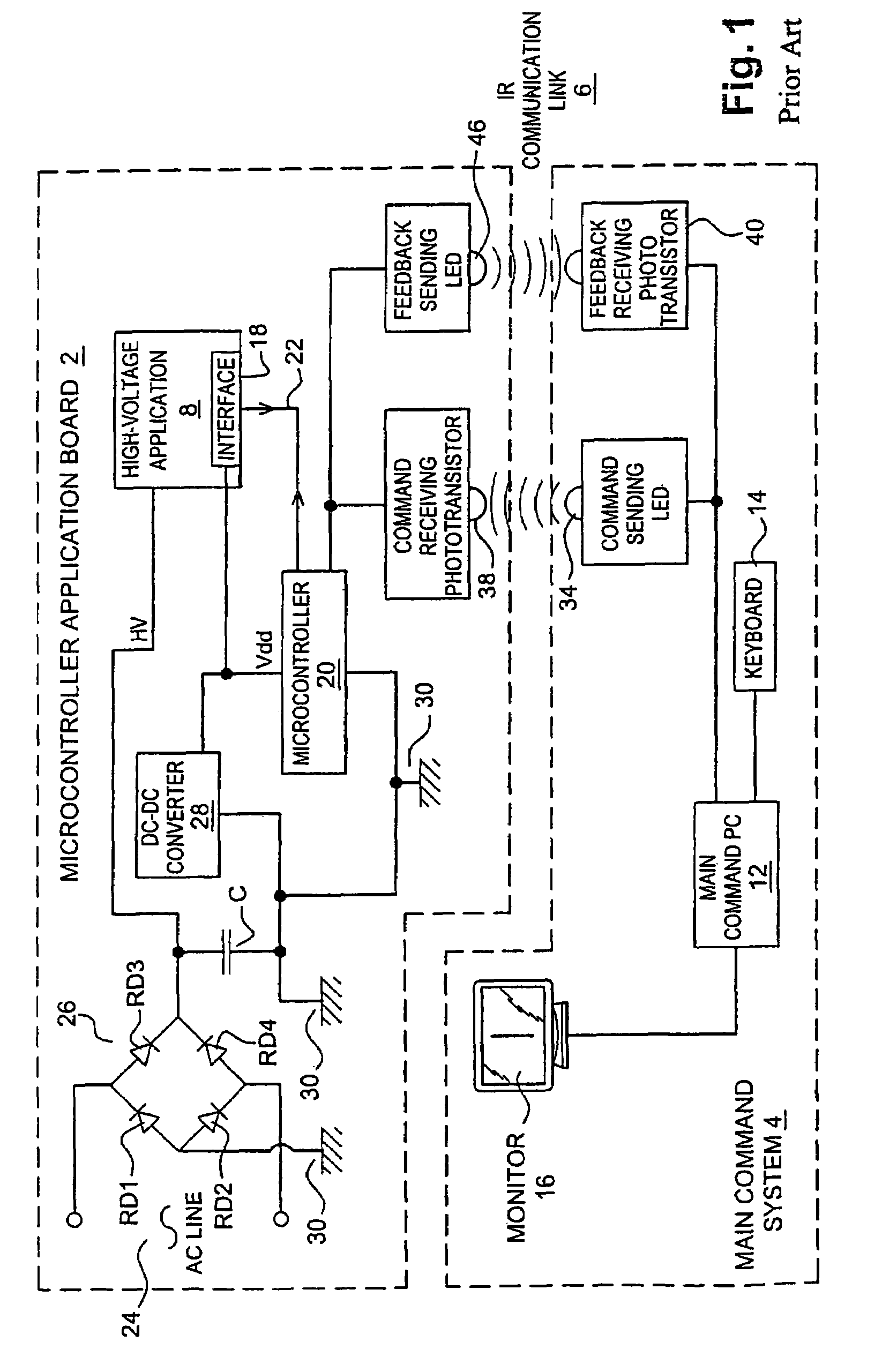 Optical coupling device and method for bidirectional data communication over a common signal line