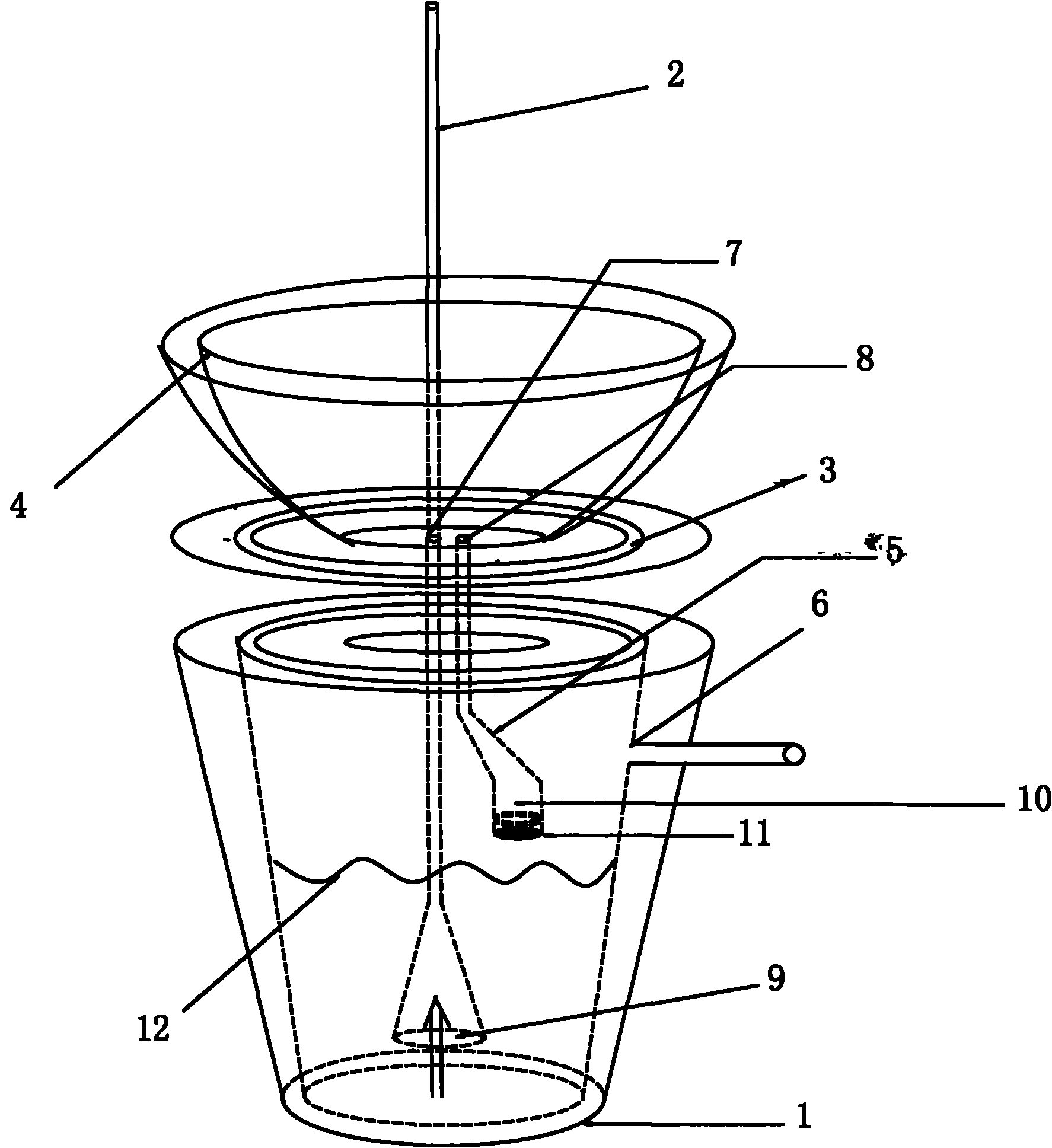 Powder spraying equipment for pressure type nonpolar lamp