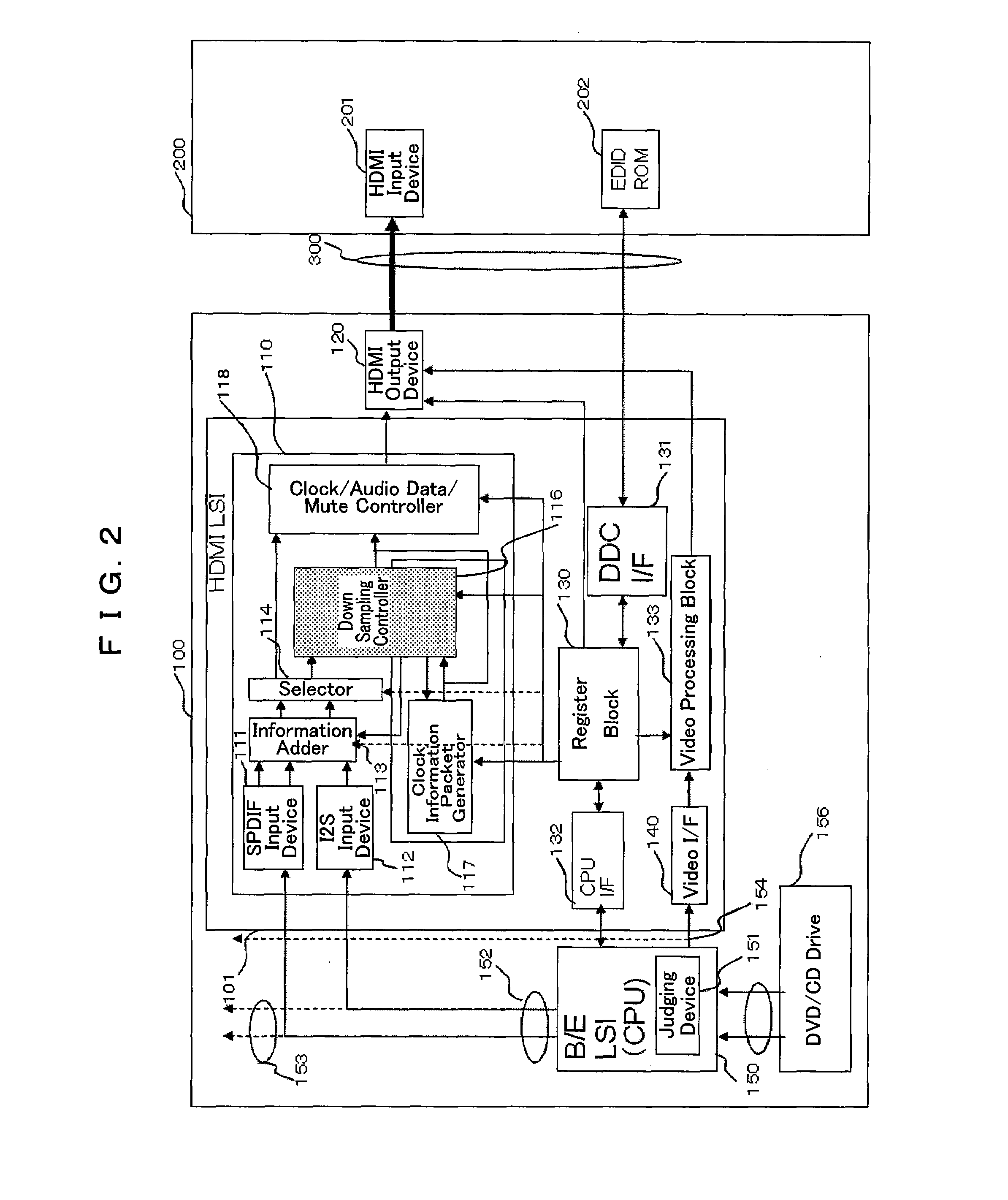 Audio data transmitting device and audio data receiving device