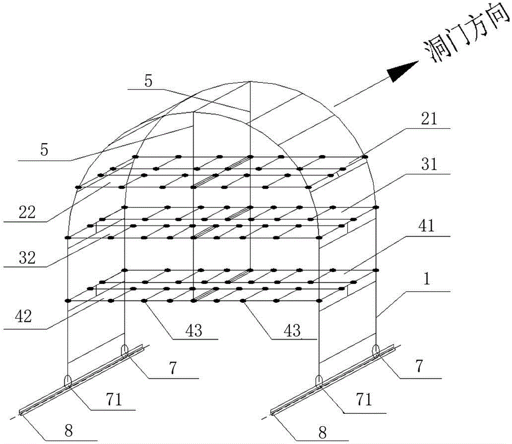 Multi-functional starting and receiving construction operation frame of earth pressure balance shield machine