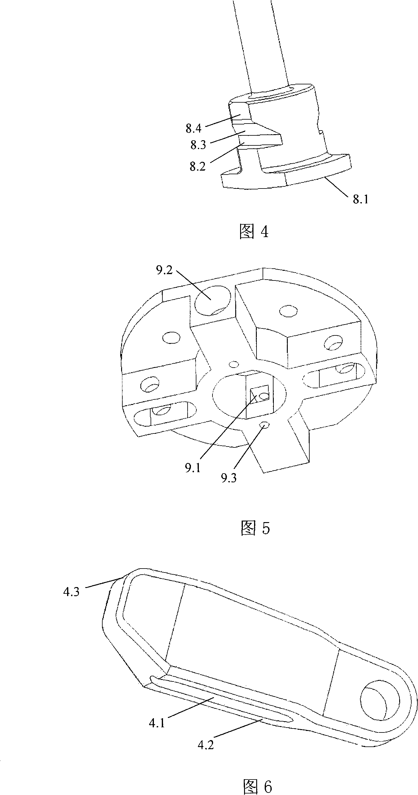 Monostable self-locking type air gas variable permanent magnet operation device