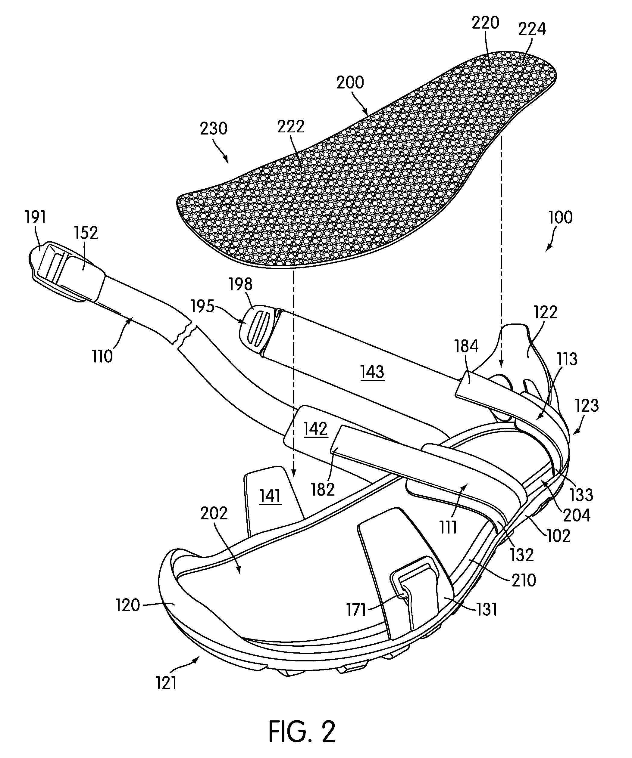 Article of footwear with mesh on outsole and insert
