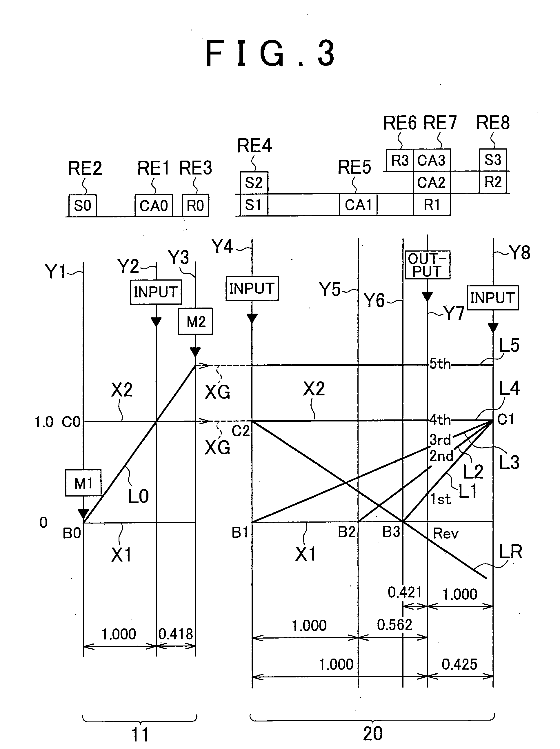 Control apparatus for power transmission system of hybrid vehicle