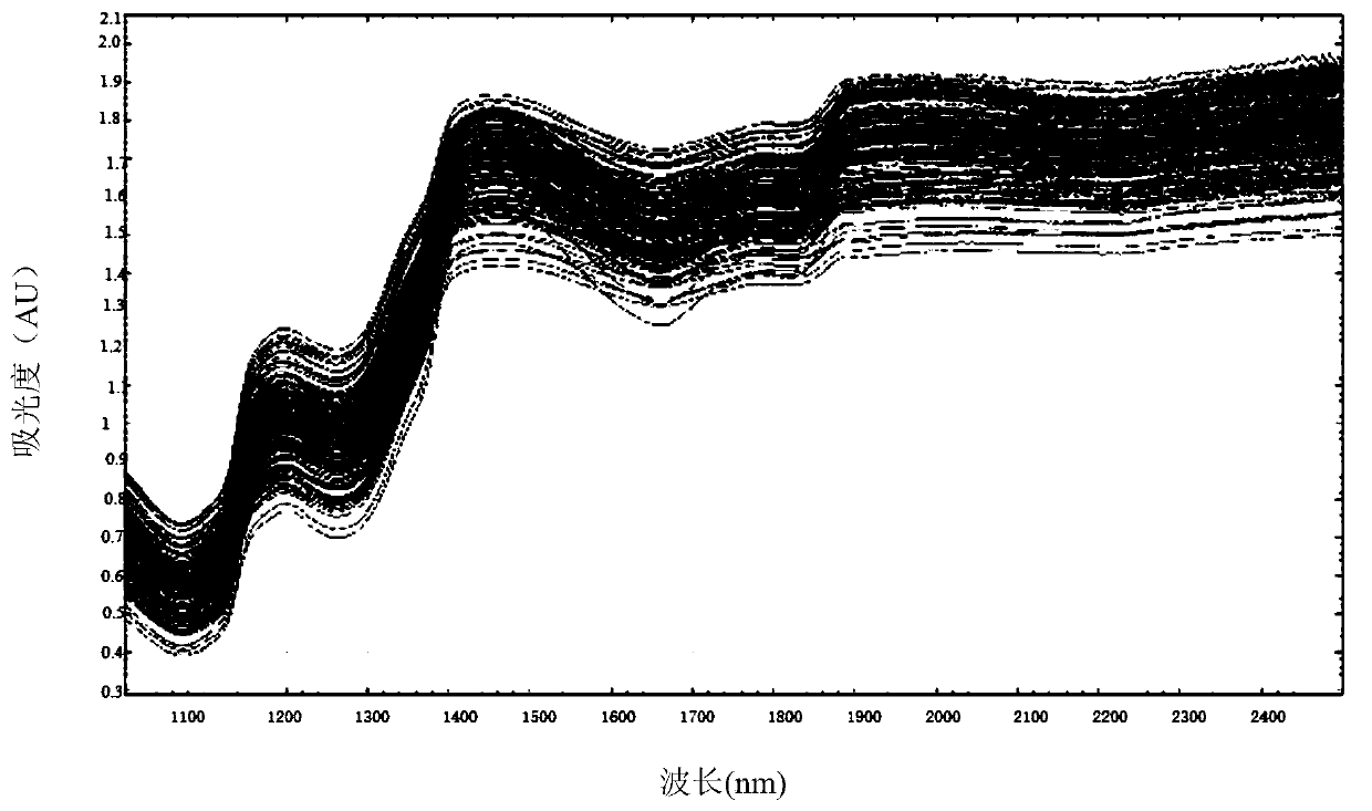 Water-injected meat rapid screening method based on near-infrared detection