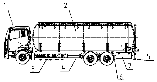 A liquid heat preservation transport tank car