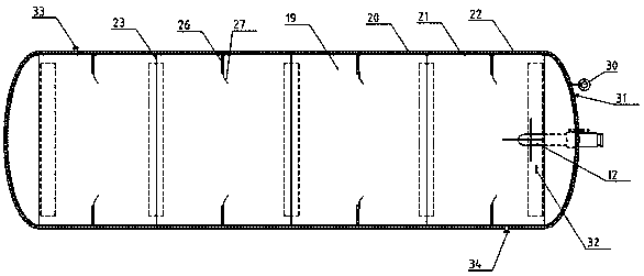 A liquid heat preservation transport tank car