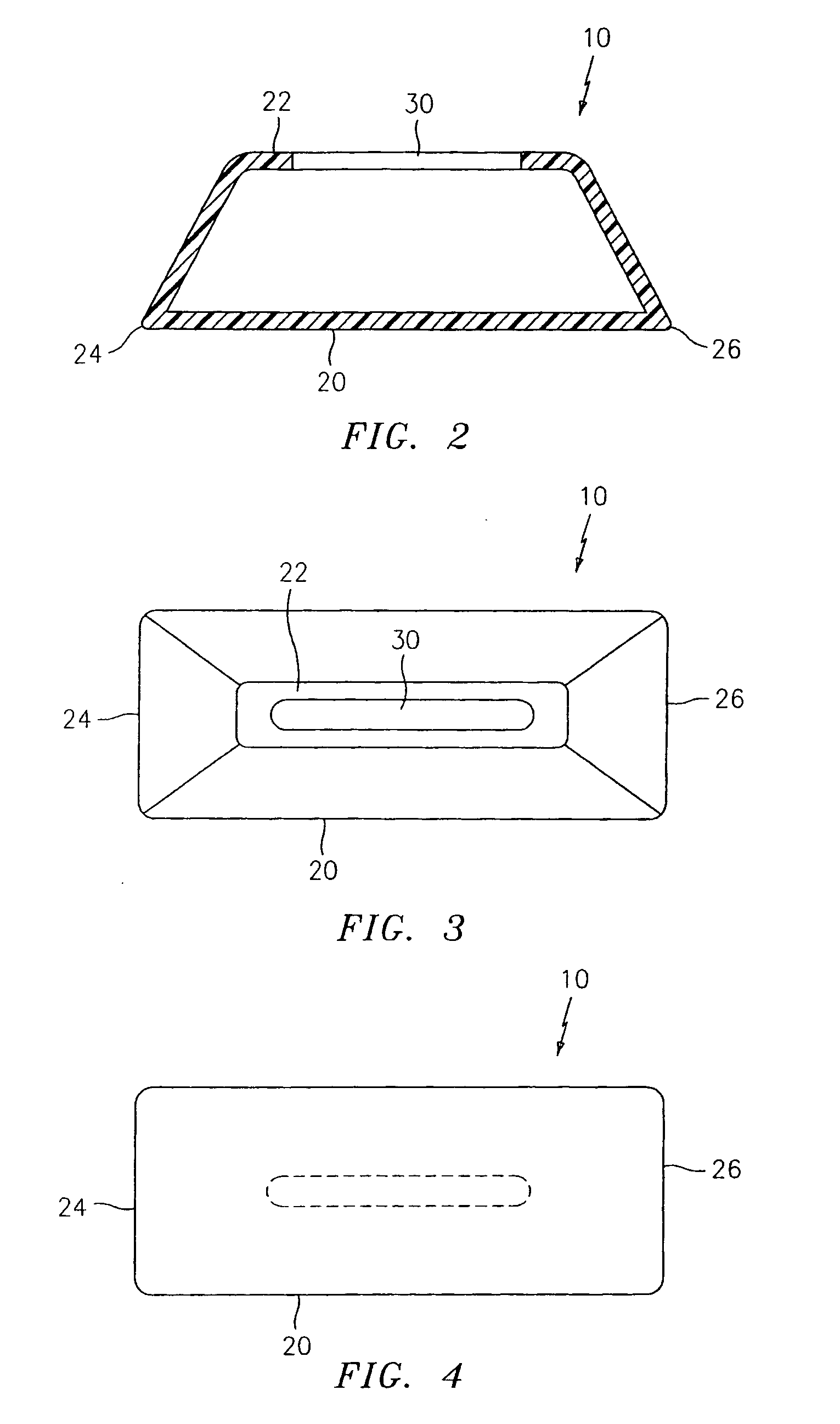 Geometric shaped side bearing pad