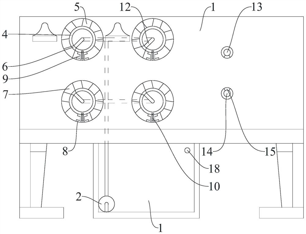 Hidden linkage quenching mechanism for profile steel production and ...