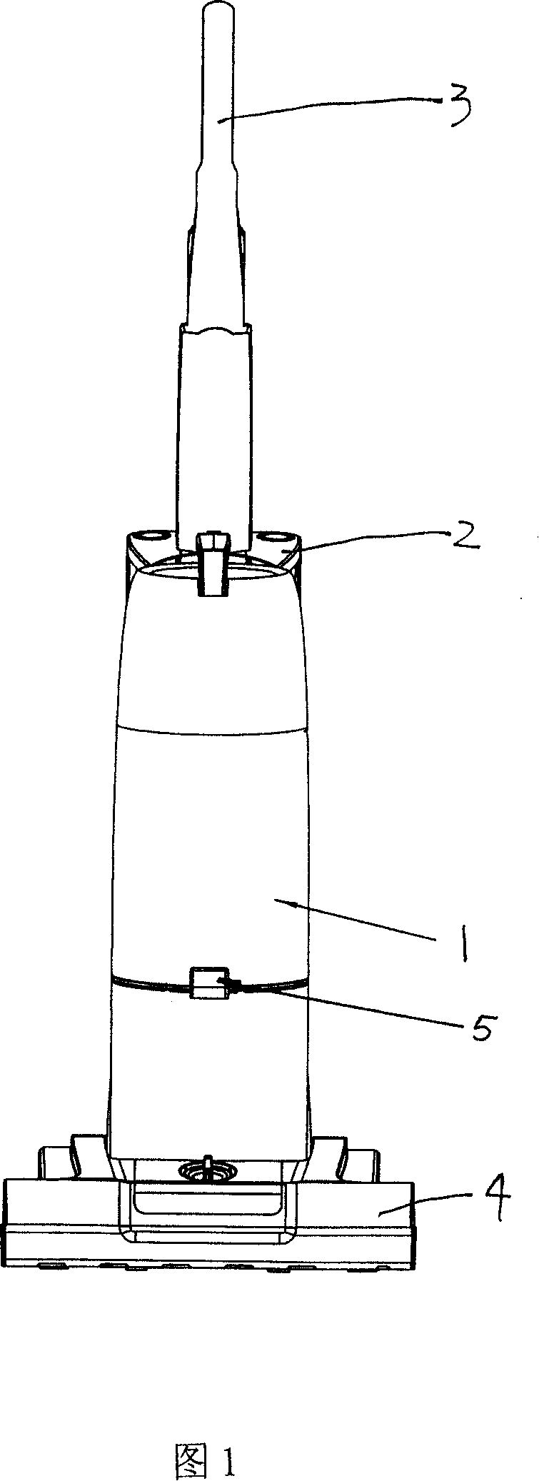 Dust collecting drum of vacuum dust collector