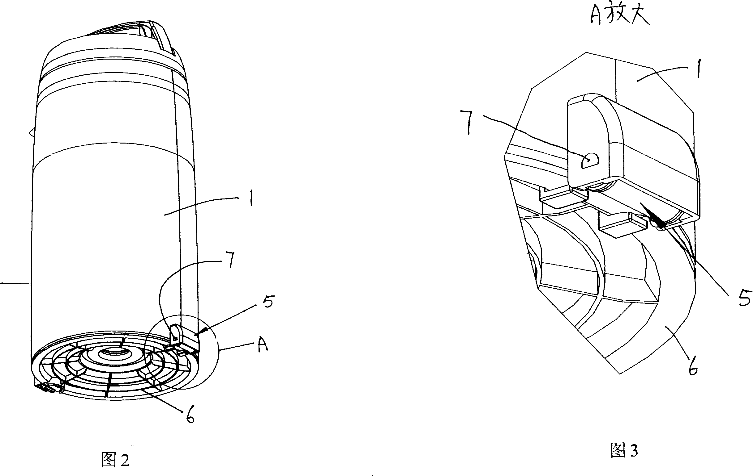 Dust collecting drum of vacuum dust collector