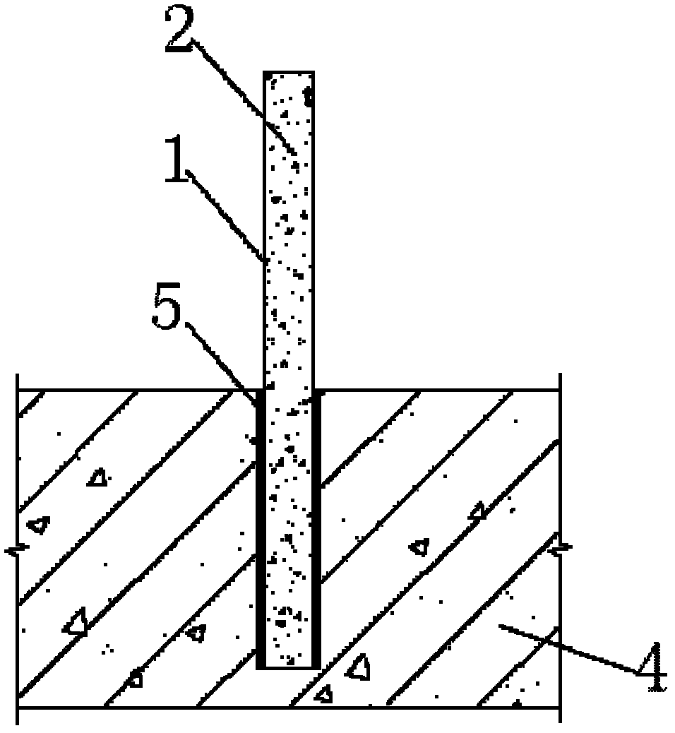 Planting bar grouting and anchoring construction process for antique stone balustrade