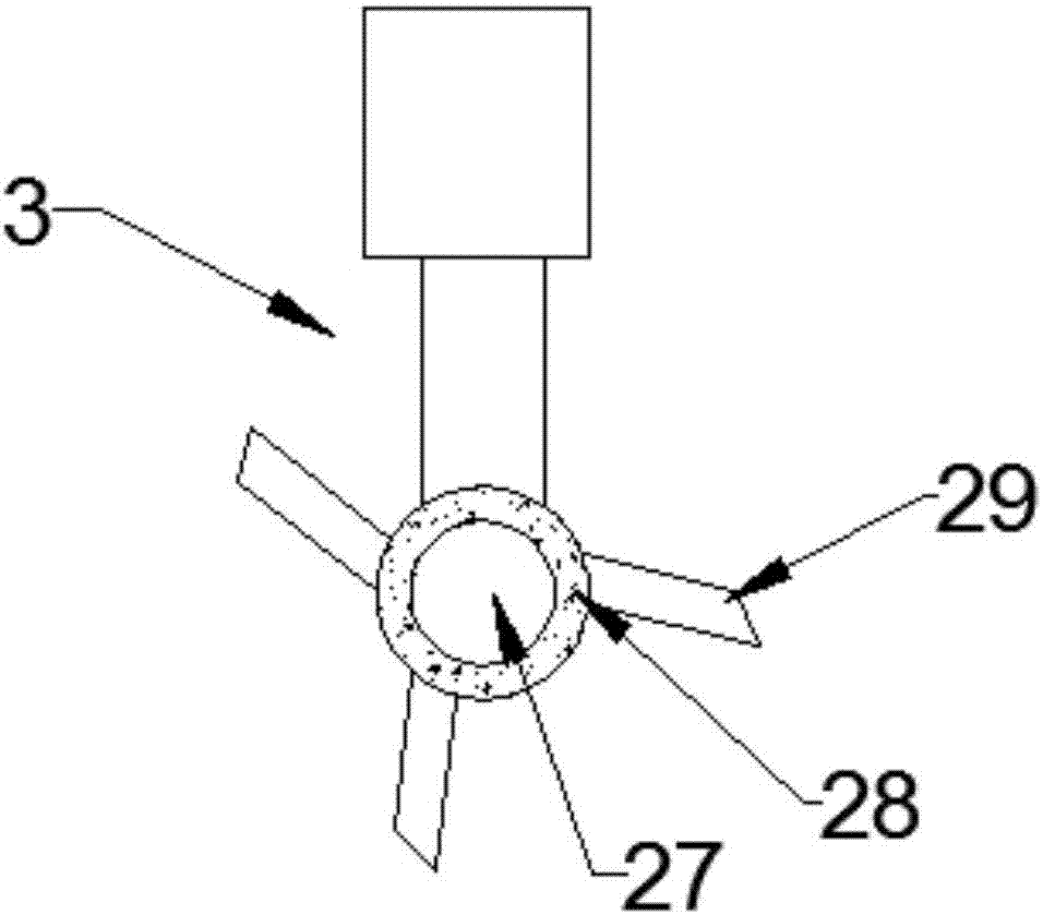 Dust removing and falling device for construction sites