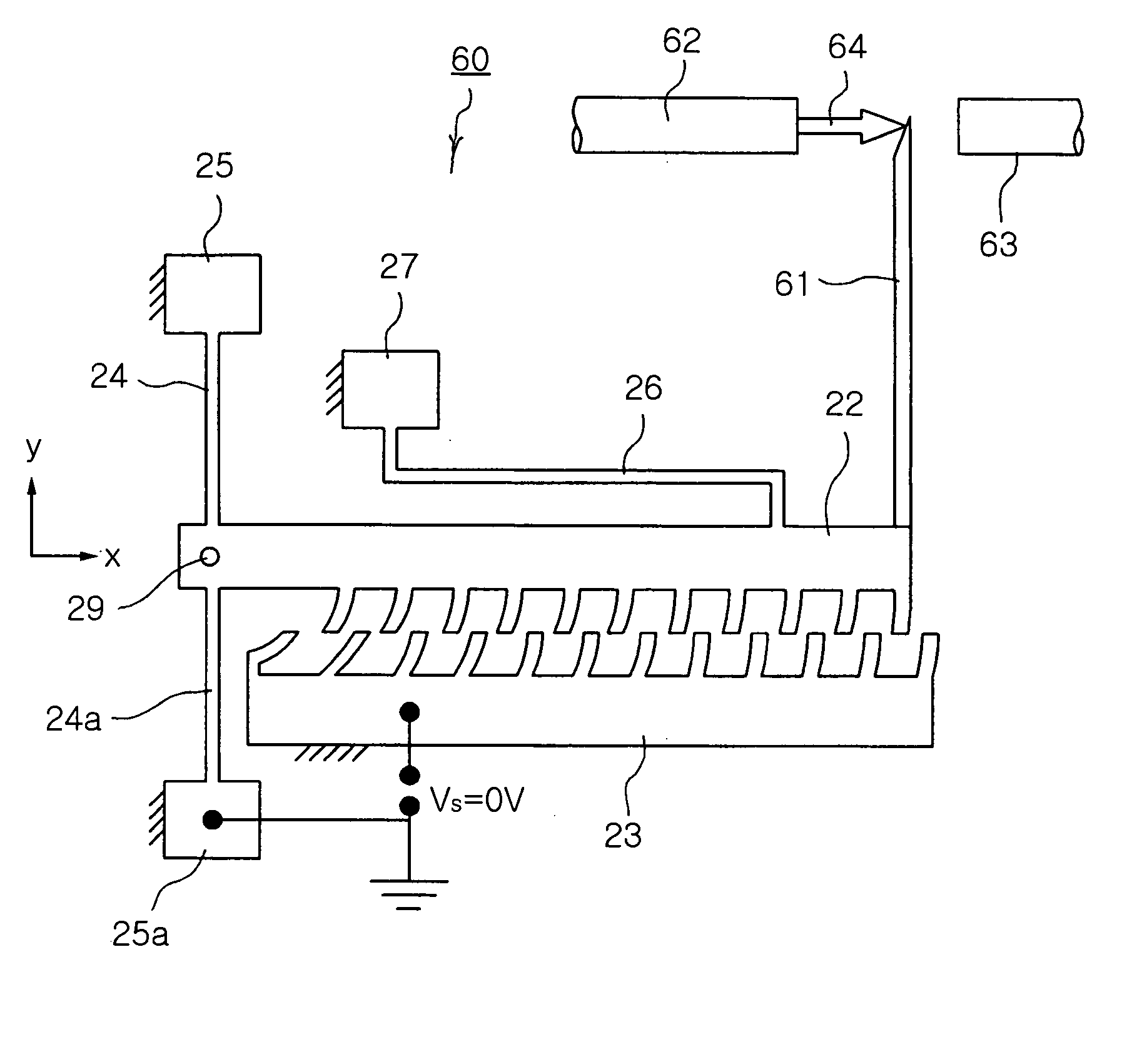 Rotary-type comb-drive actuator and variable optical attenuator using the same