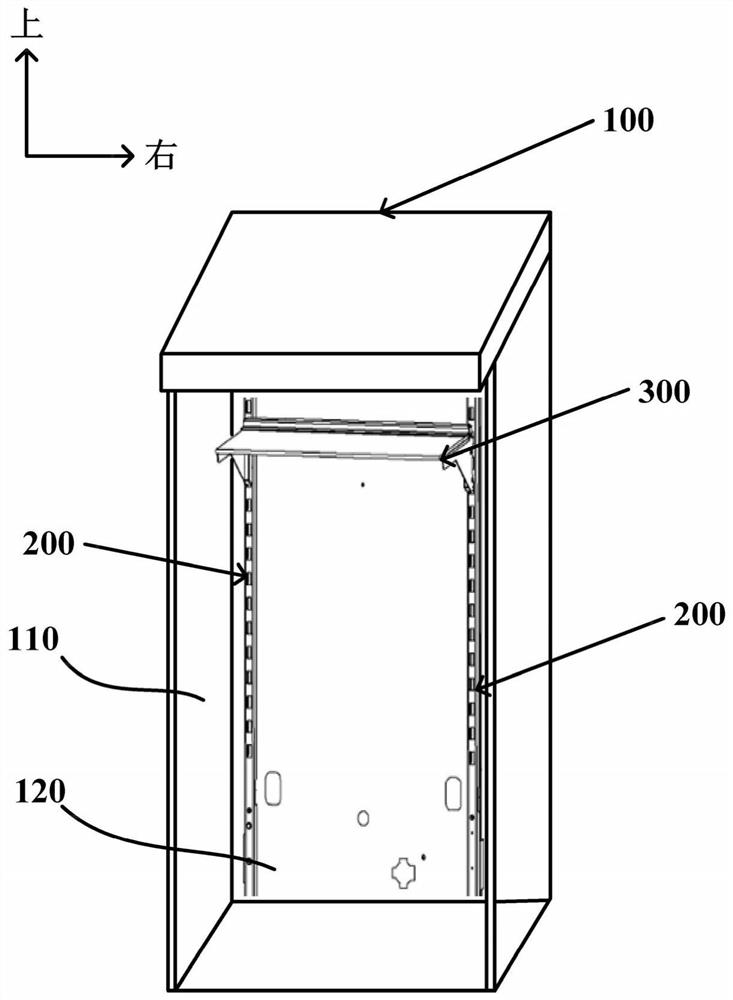 Rack for refrigeration device